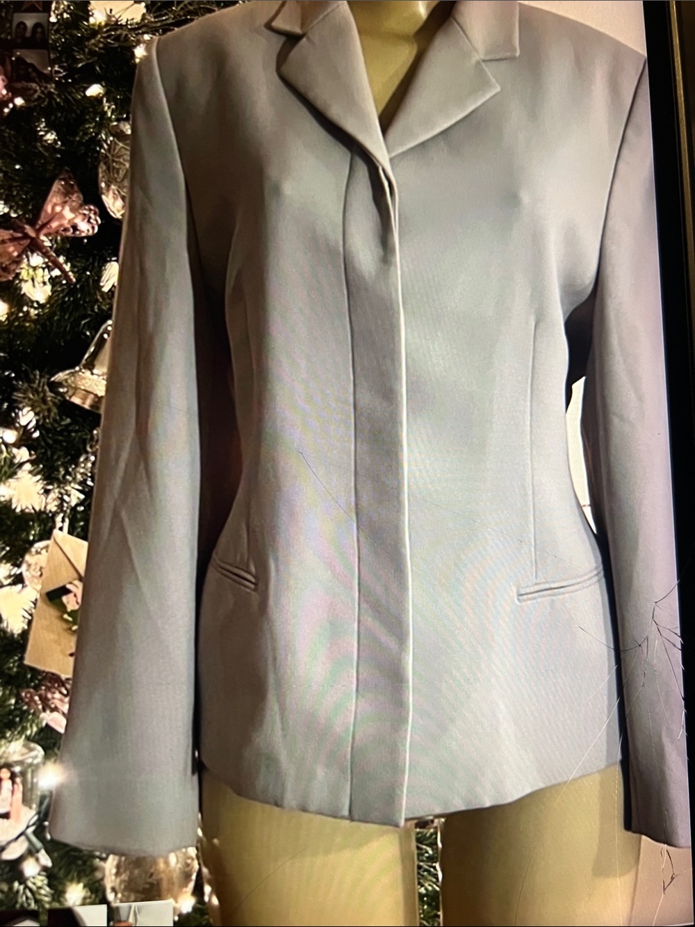 Valerie Stevens Light Gray Tailored Blazer